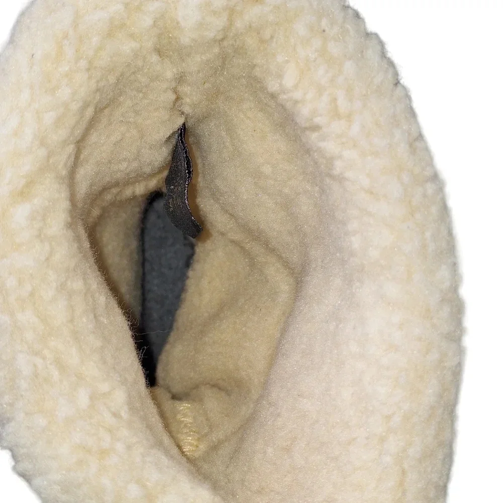 Sporto Polartec Suede Tan Fleece Insulated Mid-Calf‎ Boots